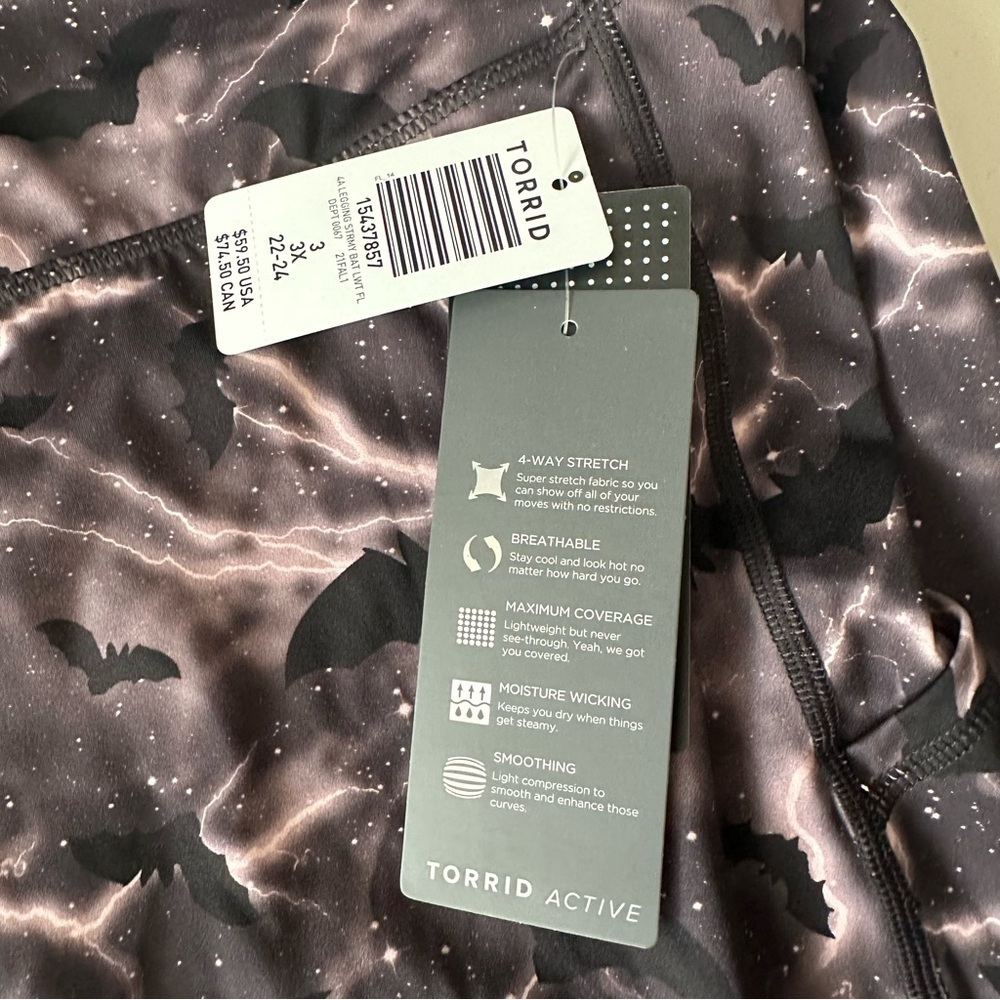 NWT Torrid Performance Lite Full Length Active Le… - image 5